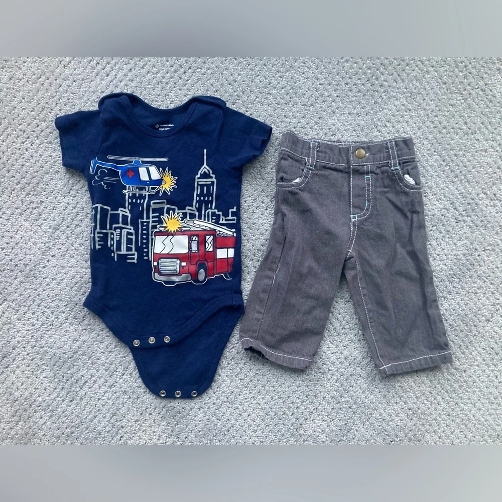 Small Wonders Gray Baby Pants